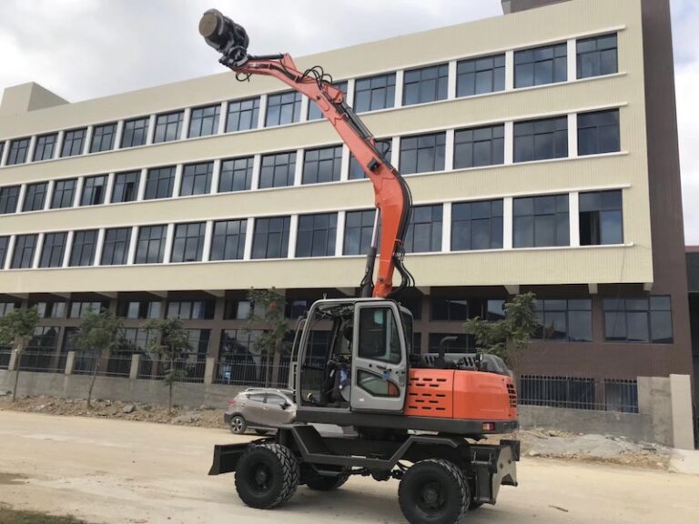 3-section long arms wheel excavators