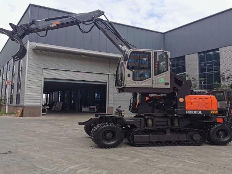 Wheeled crawler excavators